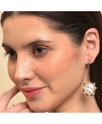 Women's Bead-Cluster Drop Earrings