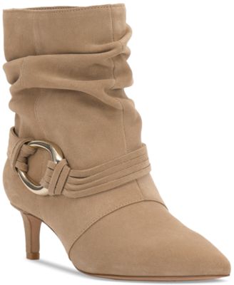 Vince Camuto - Kirpa Slouch Embellished Mid-Heel Dress Booties