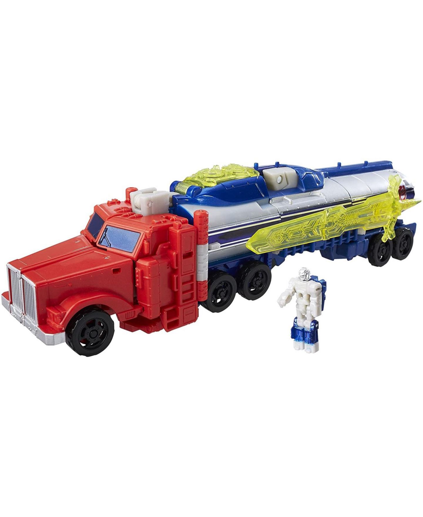 Детские фигурки Transformers Optimus Prime 7" Voyager Class Triple Changer 2-Piece, от 8 лет — фото 2