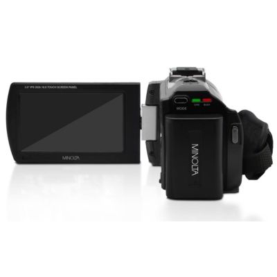 MN2K50NV 2.7K QHD 48MP 3" Touchscreen Night Vision Camcorder, Black