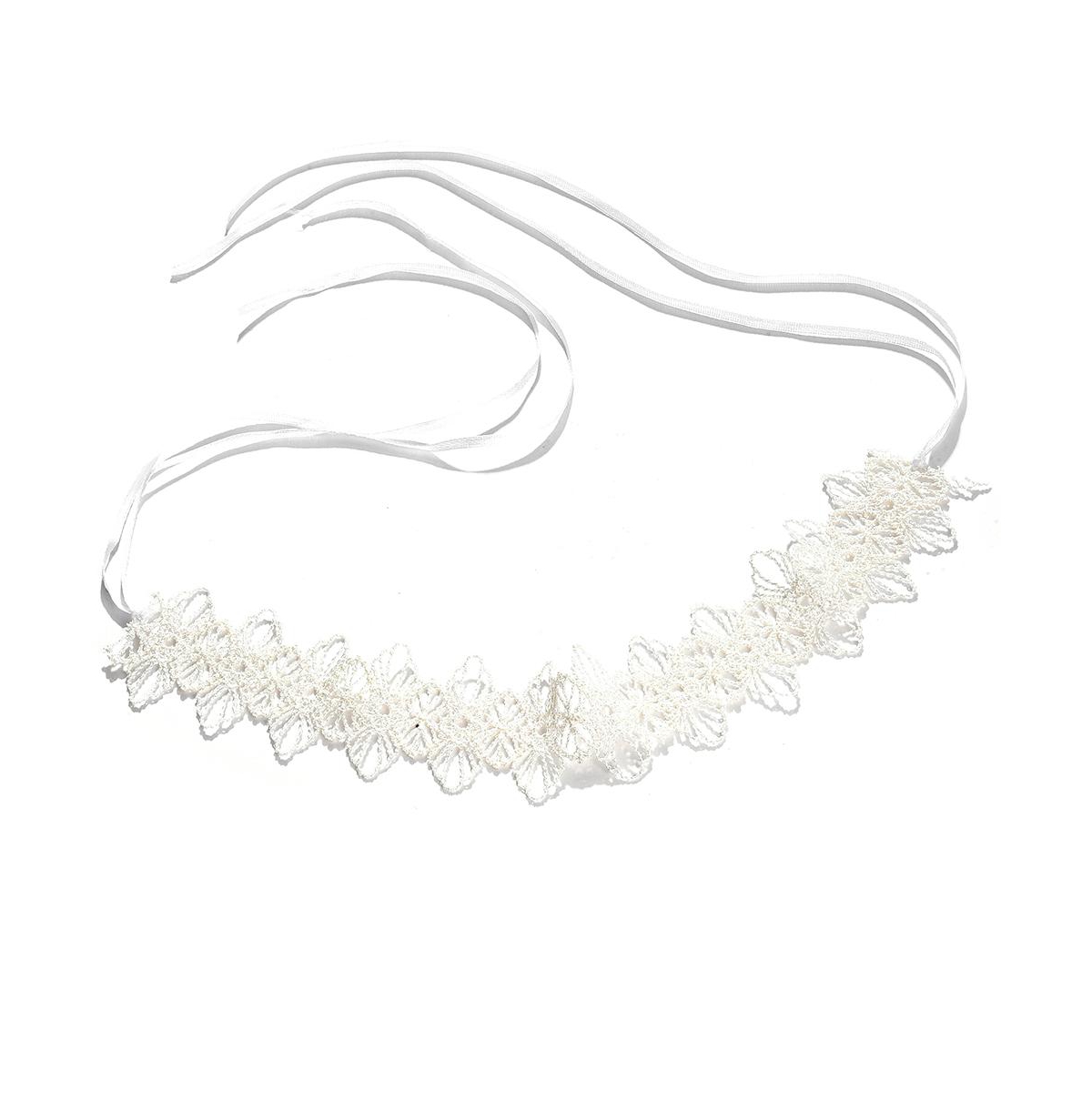 Women's Floral Choker Necklace - White