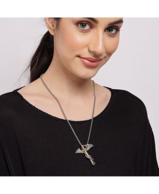 Women's Winged Pendant Necklace