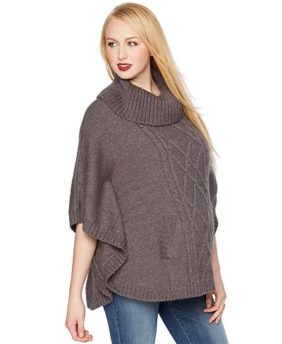 A Pea in the Pod Maternity Cowl-Neck Poncho