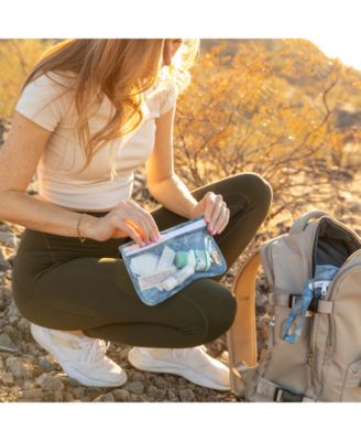Bumkins Denim Clear Travel Bags, 3 Pack	