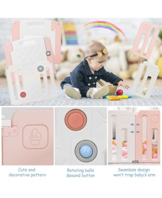 Baby 16 Panels Safety Playpen Safety Activity Play Center