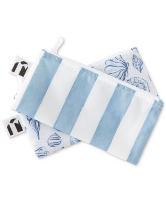 Bumkins Shells Small Snack Bags, 2 Pack