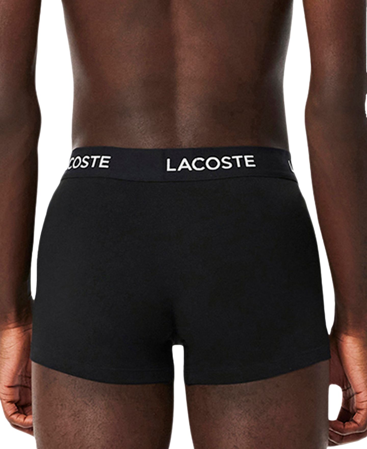 Бельё для мужчин, хлопок, стрейч — Lacoste, цвет: Чёрный, вариант 1 — фото 3