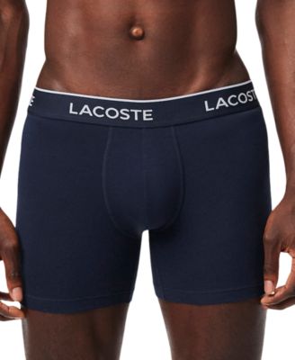 Men's 3-Pack Cotton Stretch Color Waistband Boxer Briefs