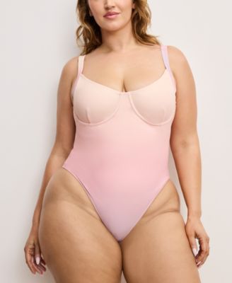 Women's Sunset Show-Off Underwire One-Piece Swimsuit, Regular And Plus Size