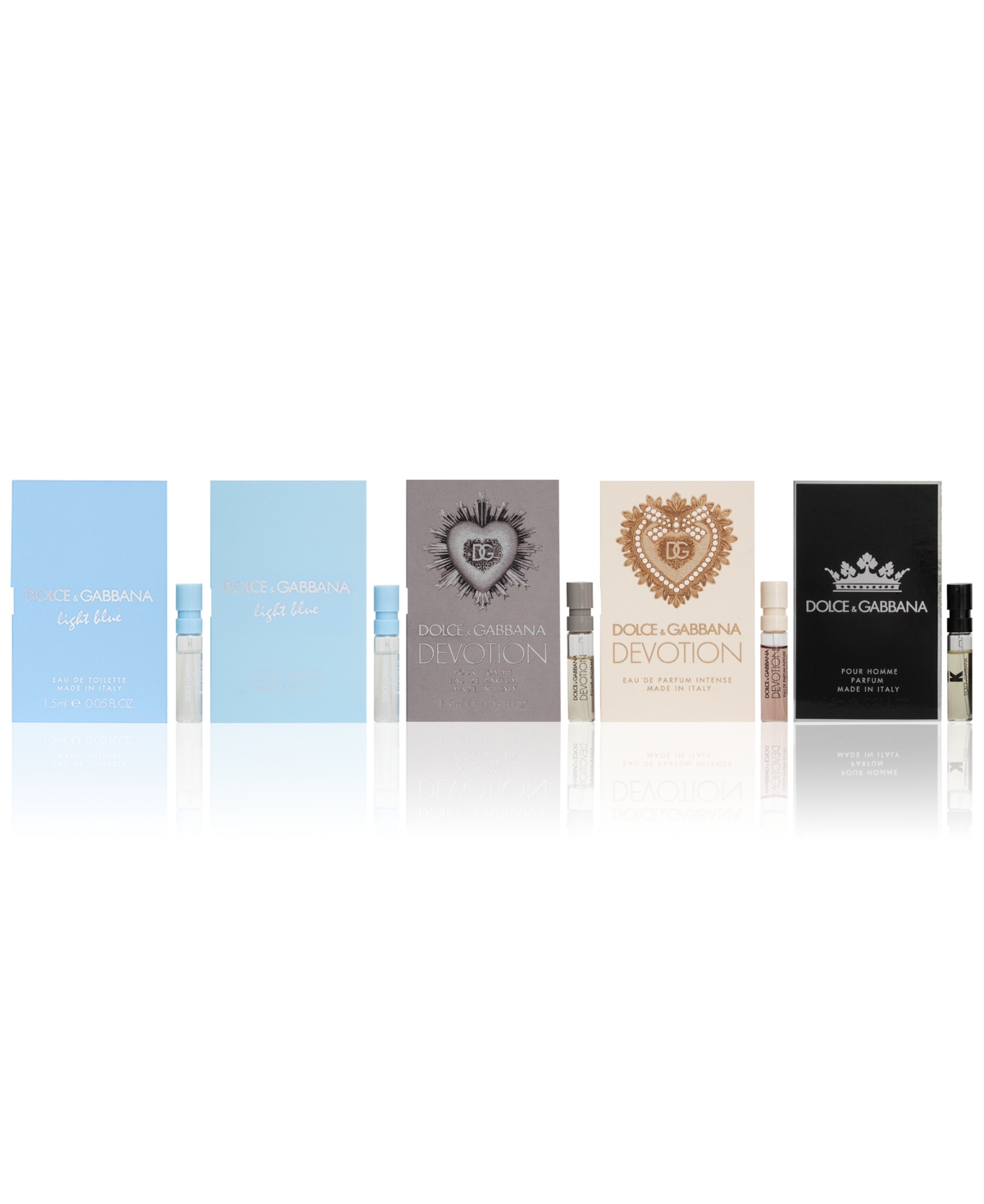 Free fragrance sampler with $100 Beauty or Fragrance purchase - DOLCEGABBANA 5-Pc. Gift