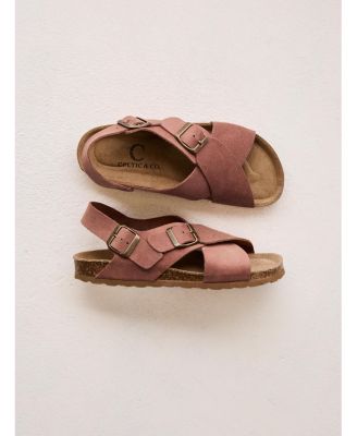 Crossover Buckle Sandal