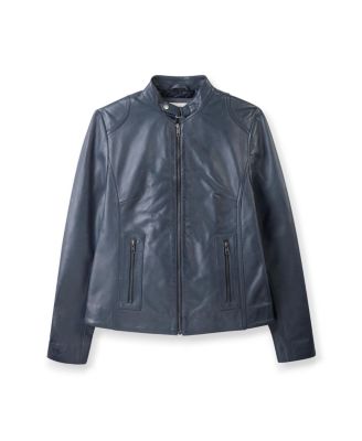 Women's Stand Collar Biker Jacket