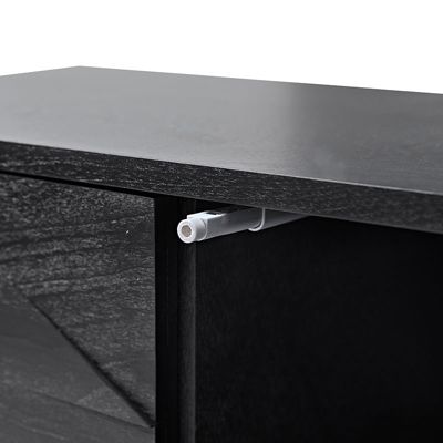 Dennis Mid-Century Modern 63"Wide 4 Door Sideboard with Adjustable Shelves