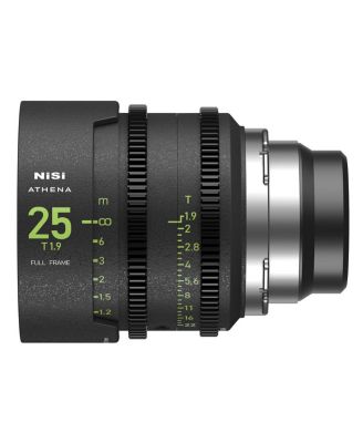 ATHENA PRIME Cine Master 8-Lens Kit with 14mm T2.4, 25mm, 35mm, 40mm, 50mm, 85mm T1.9, 18mm, 135mm T2.2 Lens, Includes Filter Holder, PL Mount