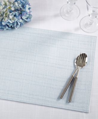 Classic Stitched Plaid Placemats, 13" x 19"