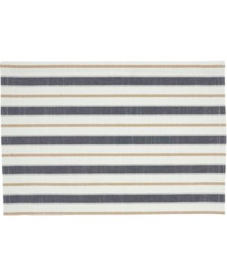 Modern Striped Placemats, 13" x 19"