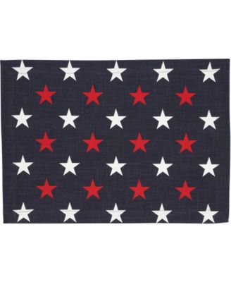 Patriotic Americana Cotton Stars Placemats, 14" x 20"