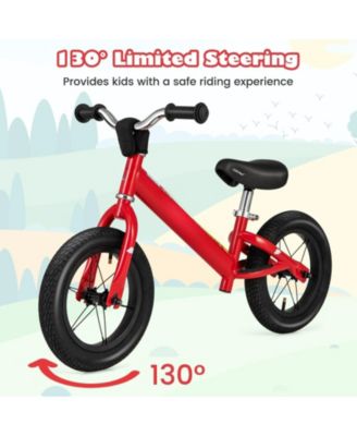 12 Inch Toddler Balance Bike with Height Adjustable Handlebar and Seat