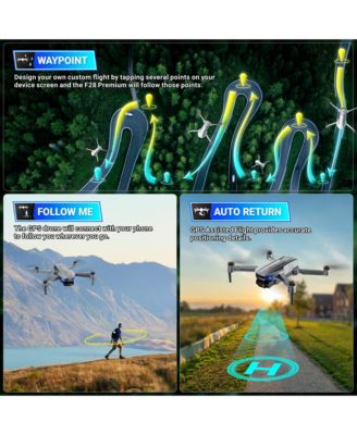F28-Premium GPS Drone, 4K Camera, 3-Axis Gimbal, 30 Min Flight - Foldable