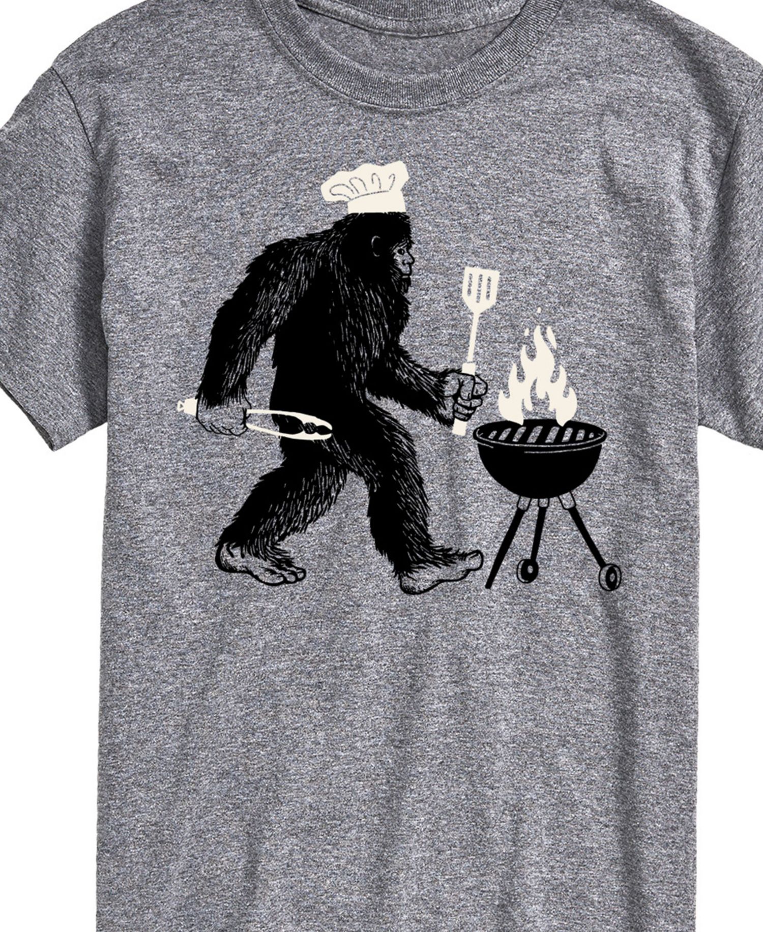 Men's Sasquatch Grilling Short Sleeve T-Shirt