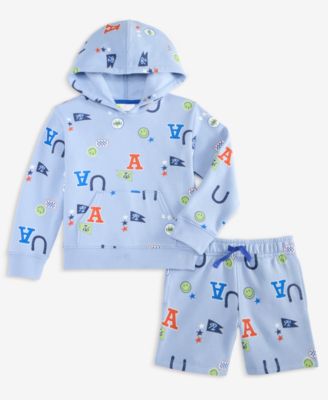 Toddler Boys 2T-4T 2-Pc. Soft Fleece Printed Set, Exclusively at Macy's