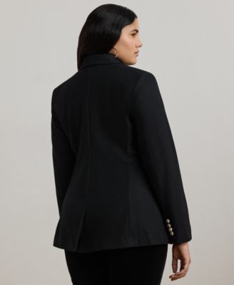 Lauren Ralph Lauren Plus Size Jacquard Blazer - Macy's Lauren Ralph Lauren Plus Size Jacquard Blazer - Macy's