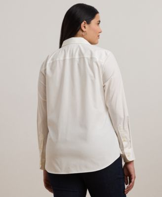 Plus-Size Easy Care Cotton Shirt