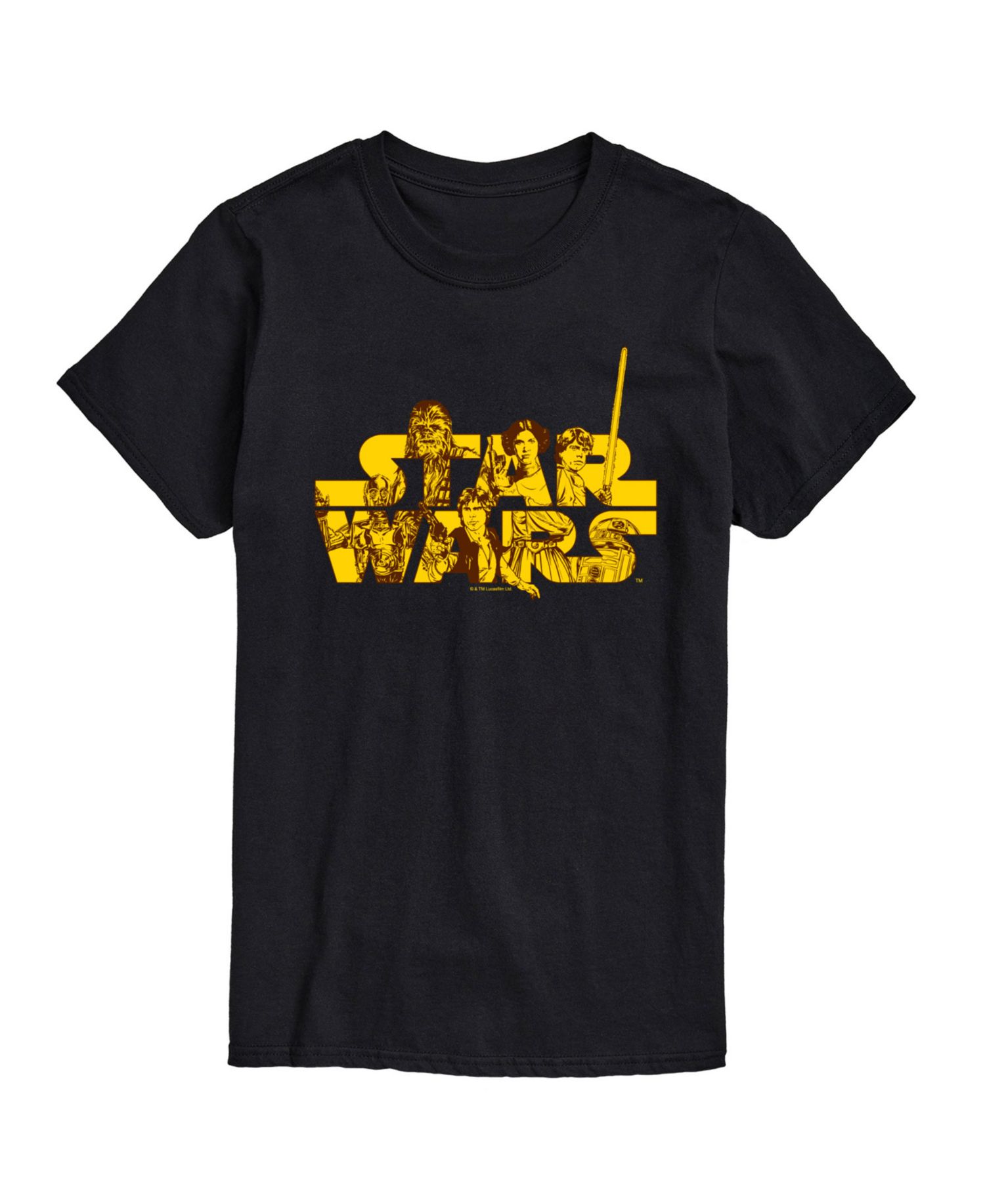 Men's Star Wars Character Logo Short Sleeve T-Shirt