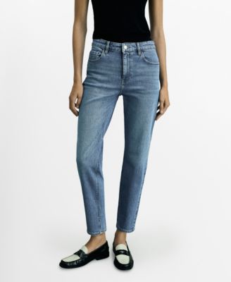 MANGO - Women's Newmom Comfort High-Rise Jeans