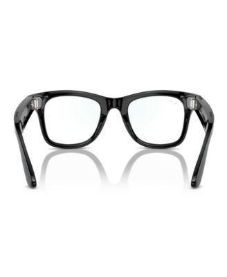 Unisex AI Meta Gen1 Wayfarer Blue Light Glasses, RW4006