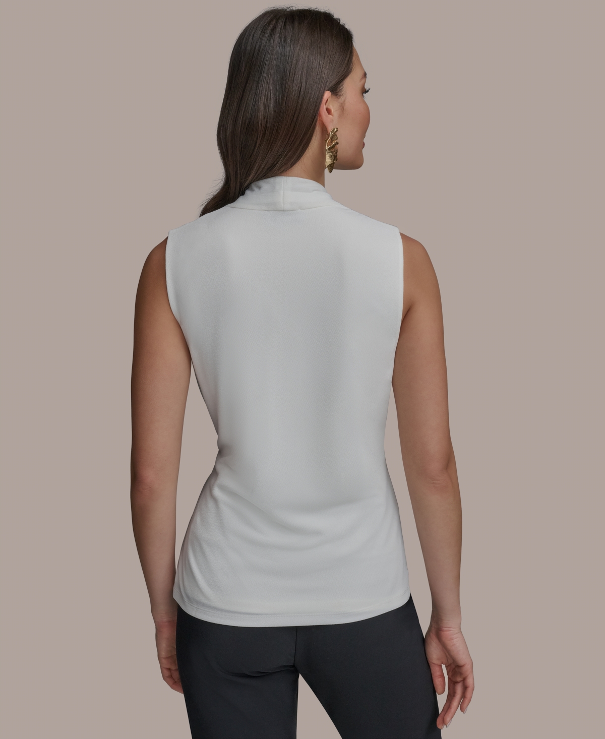 Shop Donna Karan Women's Hardware-detail Sleeveless Top