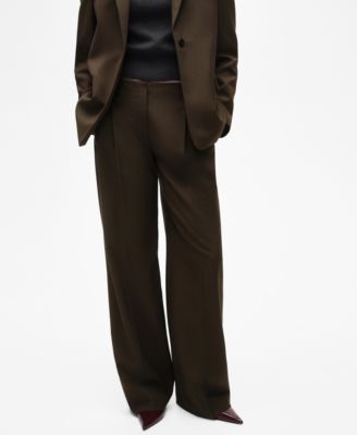 MANGO - Women's Wideleg Suit Pants