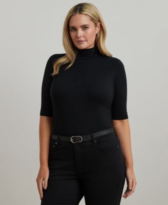 Lauren Ralph Lauren - Plus Size Lightweight Turtleneck Sweater