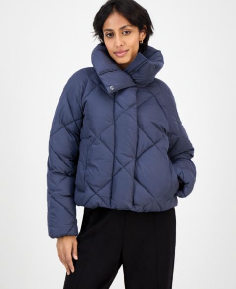Женские куртки BCBG Short Diamond Puffer Coat