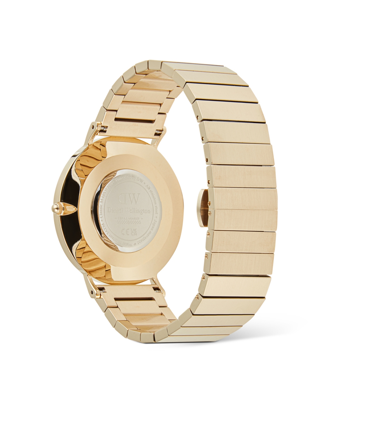 Daniel Wellington Unisex Analog Gold-tone Stainless Steel Watch, 40mm In Gold-tone