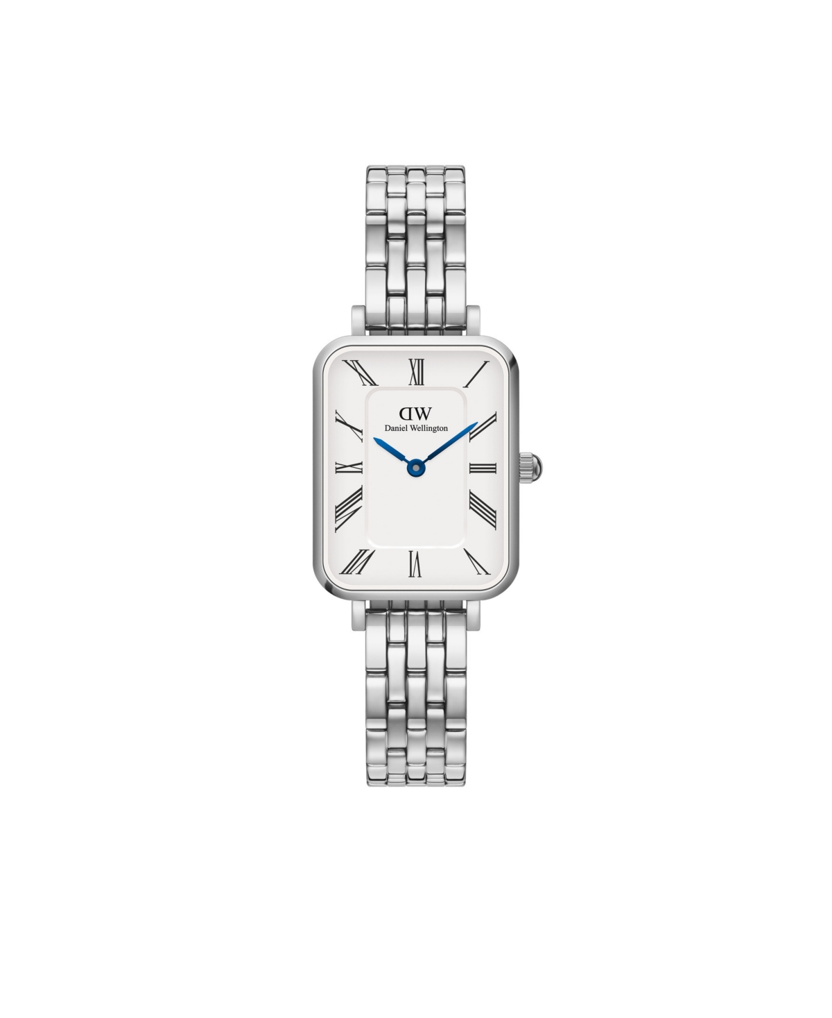 Unisex Analog Silver-Tone Stainless Steel Watch, 20mm - Silver-Tone