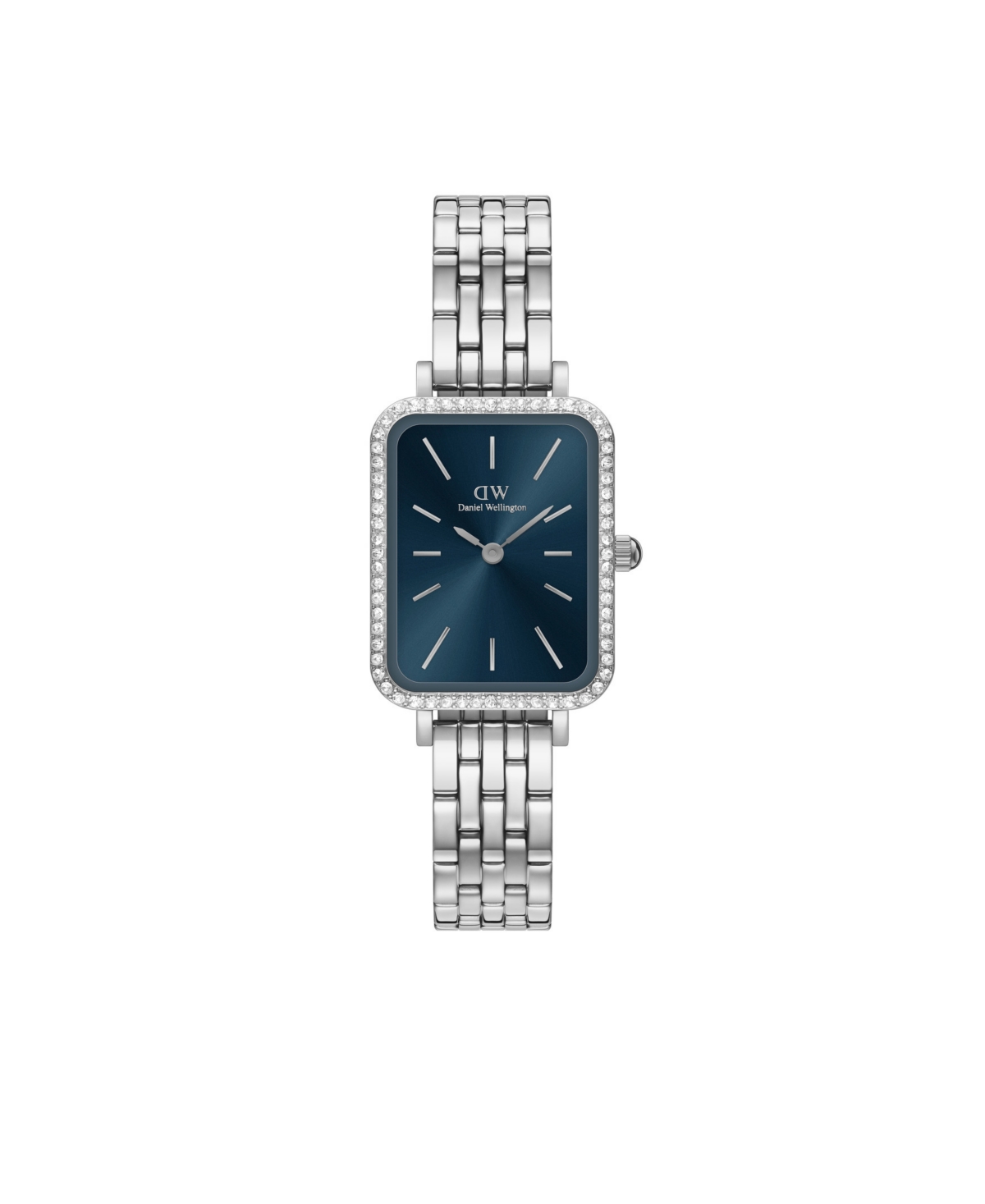 Unisex Analog Silver-Tone Stainless Steel Watch, 20mm - Silver-Tone