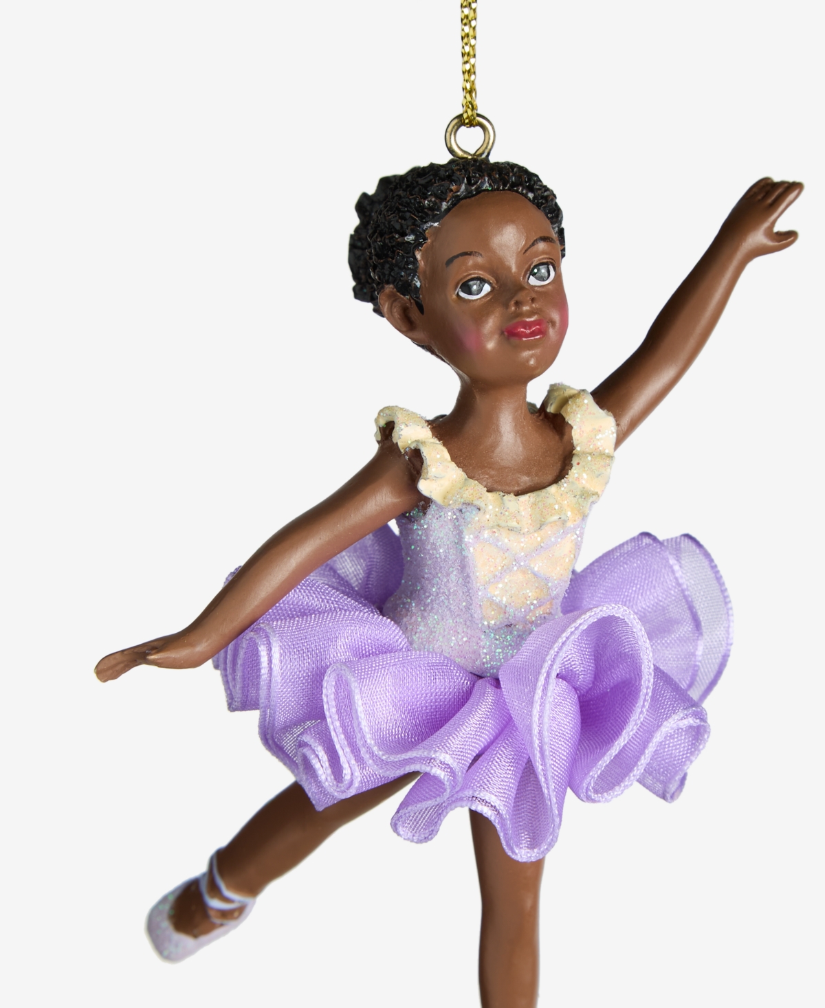 Holiday Lane Purple Ballerina Ornament, Macy's Exclusive In Transparent