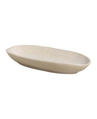 Stoneware Large Deep Oval Platters, Set of 4