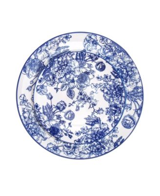 Blue Floral 12 Pc. Dinnerware Set, Service for 4