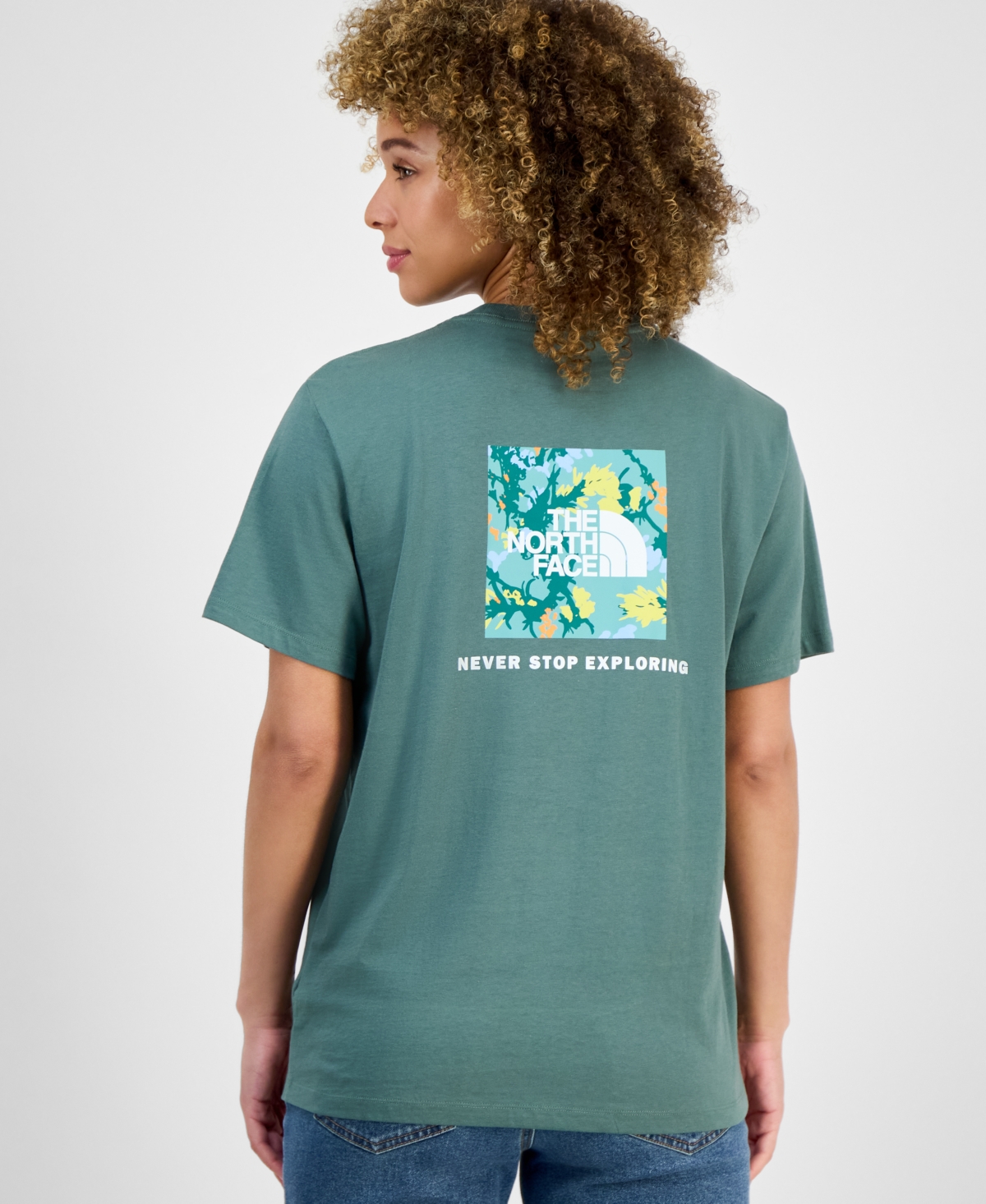 THE NORTH FACE WOMEN'S COTTON CORE FLOWER GRAPHIC T-SHIRT 