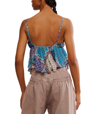 Women's Alix Printed V-Neck Sleeveless Top