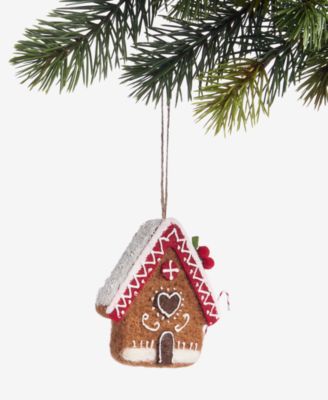 Gingerbread Village Felted House Ornament, Macy's Exclusive