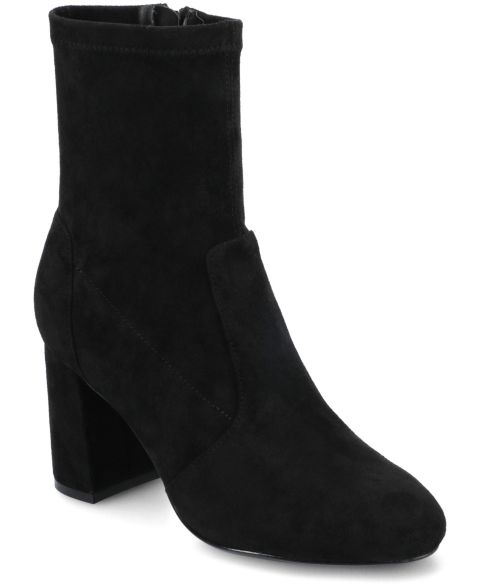Женские ботинки Journee Collection Vivia Block Heel Dress Booties, цвет: Чёрный