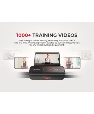 Pacer Dual Mode Walking/Running Treadmill with 6-Level Auto Incline, Remote Control & Exclusive SunnyFit App Bluetooth Connectivity