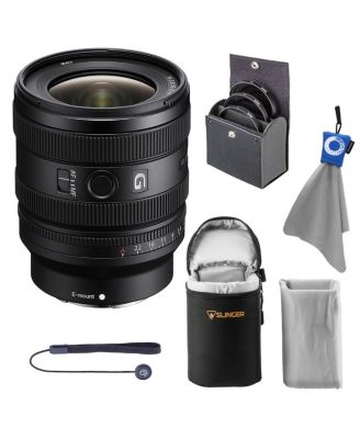 FE 16-25mm f/2.8 G Lens, Bundle with 67mm Filter Kit, Universal Cap Tether and Case