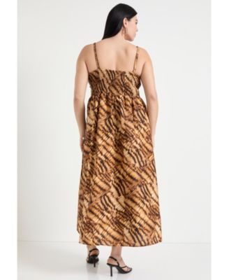 Women's June + Vie Bow-Detailed Midi Dress