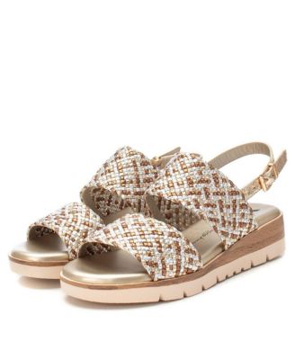 Women's Double Strap Flat Sandals By XTI