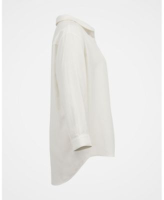 Women's Linen Blend Relaxed Shirt