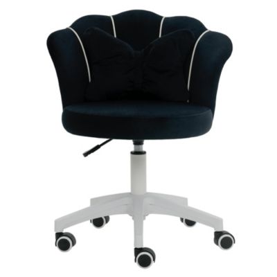 Modern Velvet Task Chair 360 Swivel Adjustable Height Office Chair